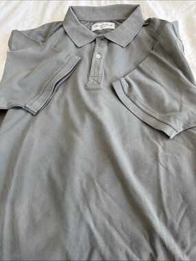 Officine Generale Classic Grey Men's Polo Shirt